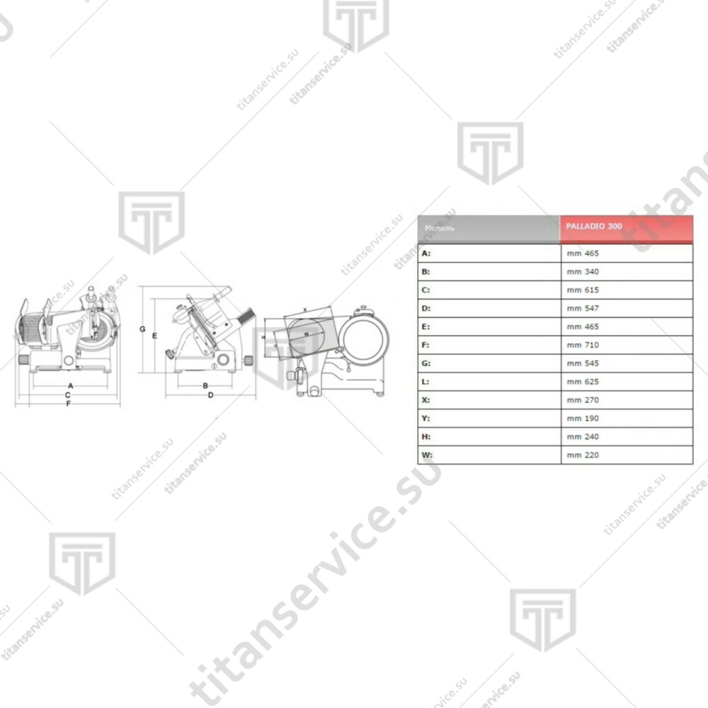 Слайсер SIRMAN PALLADIO 300 CE - фото №4