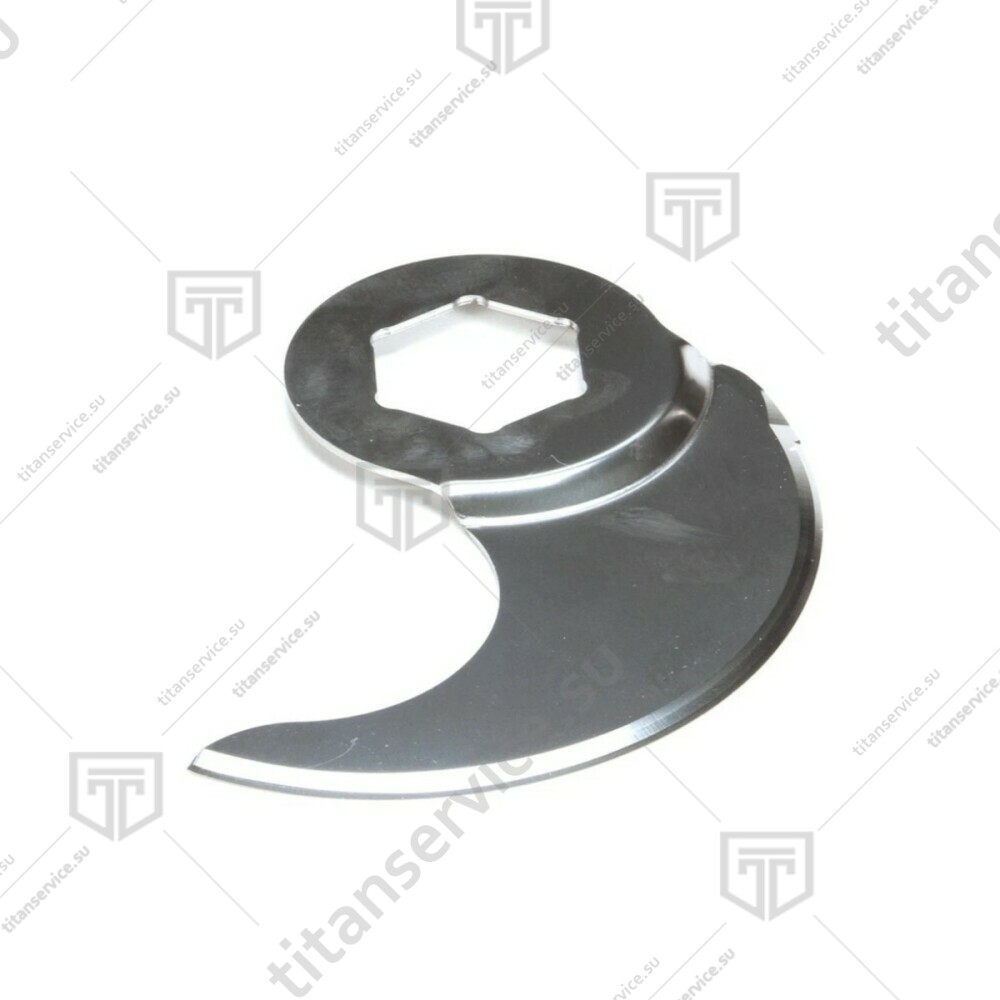 Лезвие сменное без зубцов для куттера Robot Coupe R8E/R10E 59280 - фото №3