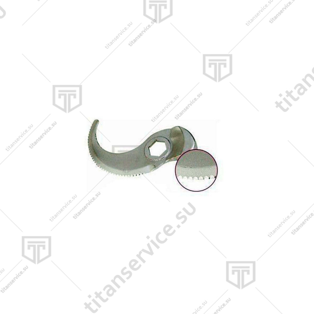 Лезвие с крупными зубцами для куттера Robot Coupe R15E/R20E - фото №1