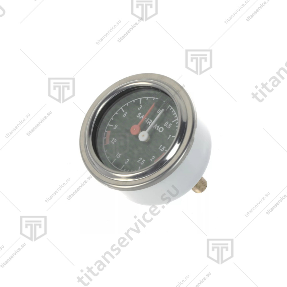 Манометр с двойной шкалой D63 для кофемашины Sanremo D8 10552028 - фото №1