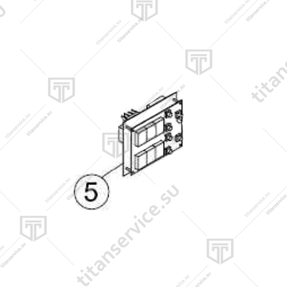 Панель управления пресса для пиццы Cuppone PZF/35DS-C5-CP 91310261 - фото №1