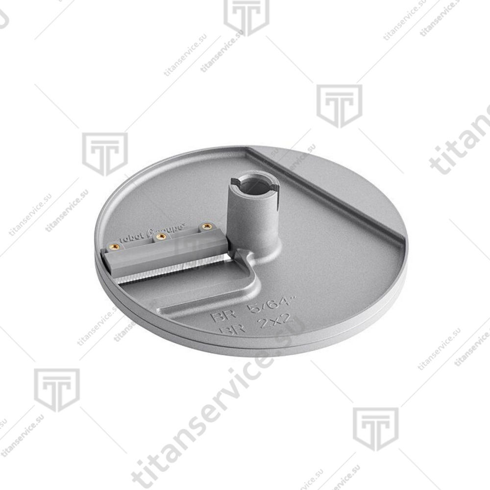 Диск кубики для овощерезки 2х2х2мм Robot Coupe CL50 Gourmet 28174W MINERAL+ брюнуаз - фото №2