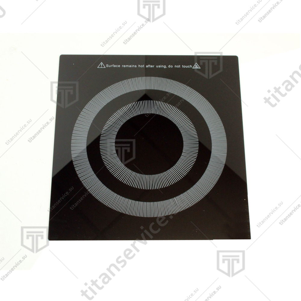 Поверхность стеклокерамическая для индукционной плиты Iterma ПКИ-ПР-360х380/250 - фото №1