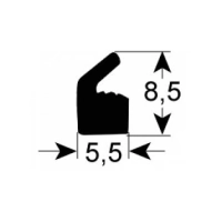 Уплотнение 5,5х8,5мм для вакуумного упаковщика Jumbo Henkelman 0320215
