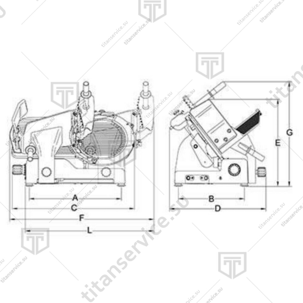 Слайсер SIRMAN GALILEO 370 EVO TOP CE - фото №7