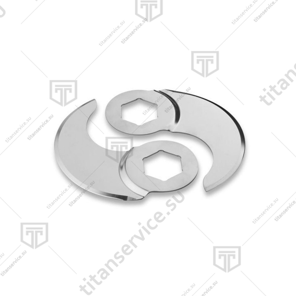 Лезвие гладкое для куттера Robot Coupe R10/R20 119166S - фото №1