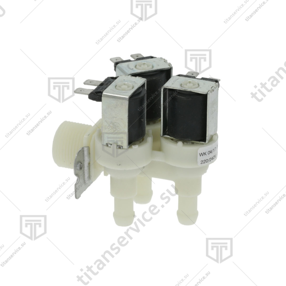 Клапан соленоидный тройной 90 220/240В 10.5мм для посудомоечной машины Dihr GASTRO 15099 - фото №1