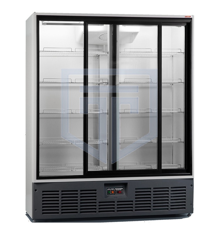 Шкаф-витрина холодильный Ариада R1400MC (купе) - фото №1