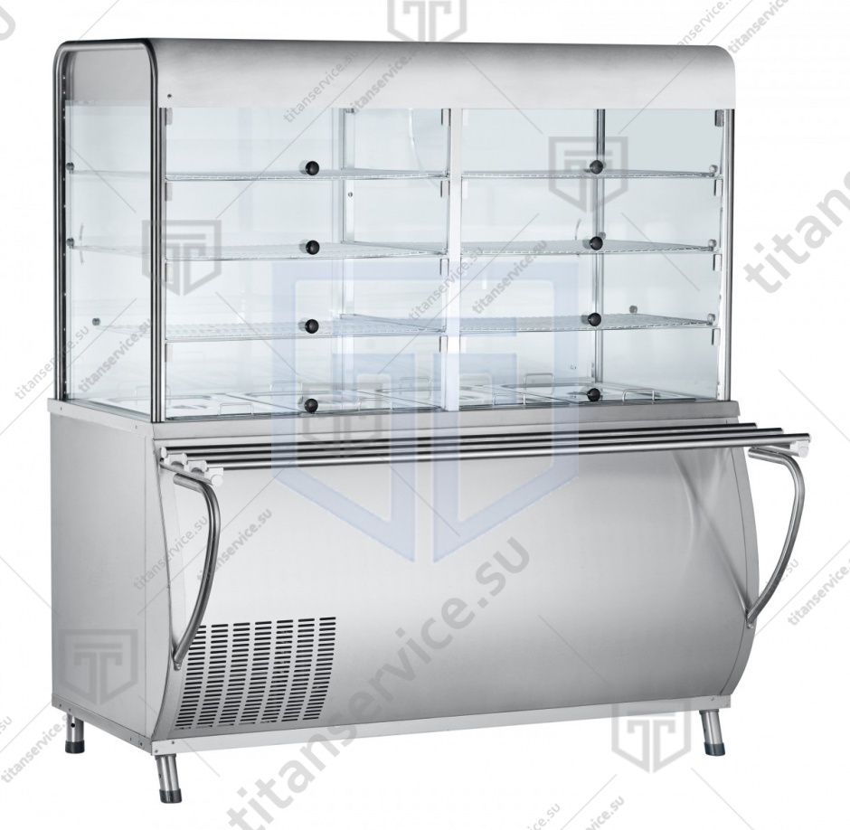Прилавок-витрина холодильный ПВВ(Н)-70М-С-НШ - фото №2