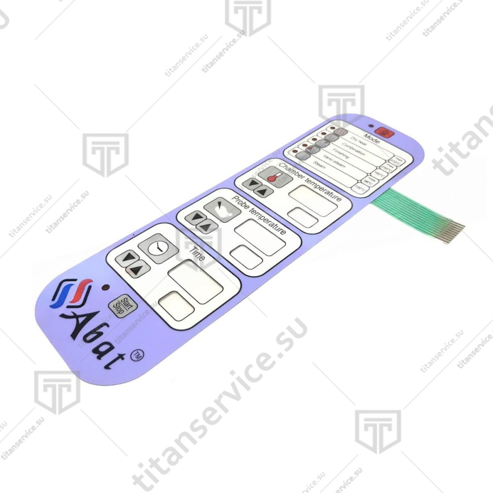 Клавиатура "АБАТ-2" англ. (заказ 4112-4) для пароконвектомата Abat ПКА 6-1/1П/10-1/1П - фото №1