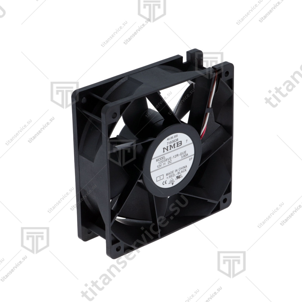 Вентилятор охлаждения NMB 12038VE-12R-GUE для пароконвектомата Rational iCombi Classic/Pro 40.06.355P - фото №2