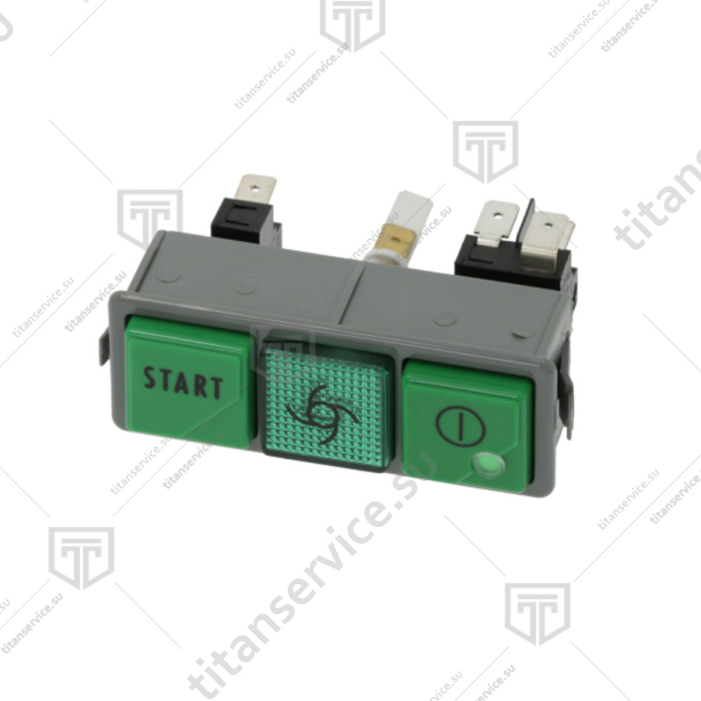 Переключатель с 2 кнопками и 1 лампой для посудомоечной машины Dihr GS 35-50 15891 - фото №2