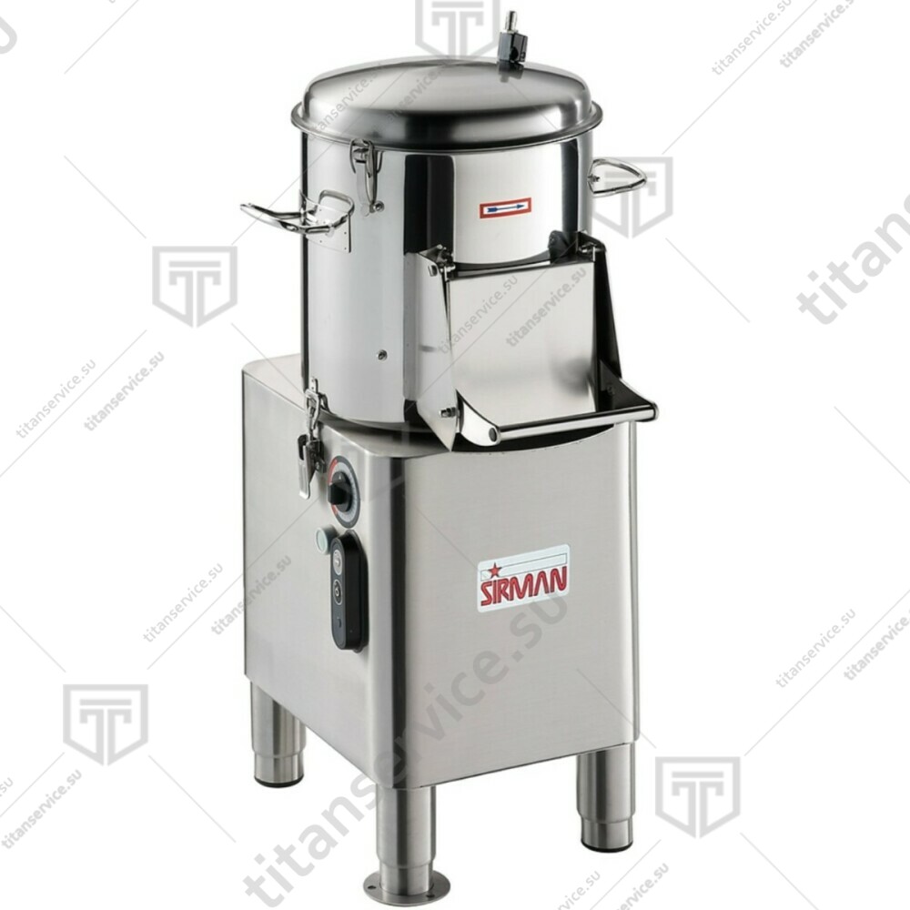 Картофелечистка SIRMAN PPJ 20 3Ф. CE на подставке - фото №2