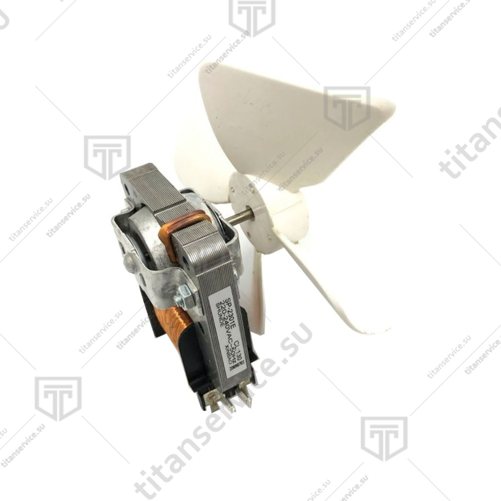 Электродвигатель вентилятора SP-2301E CL:130 для печи микроволновой Viatto VA-30MX67/23MX83 без ГТД - фото №1