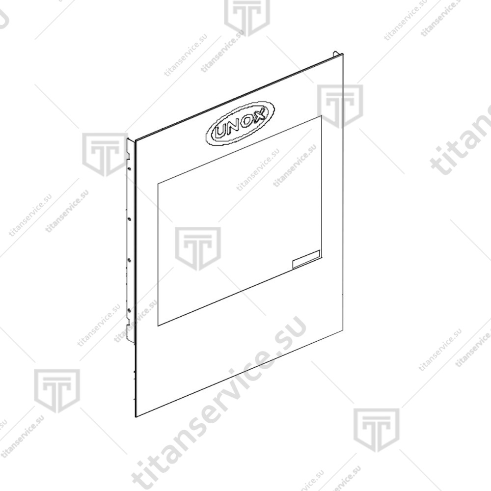 Стекло внутреннее для пароконвектомата Unox XVC 205 E KVT1091B - фото №1