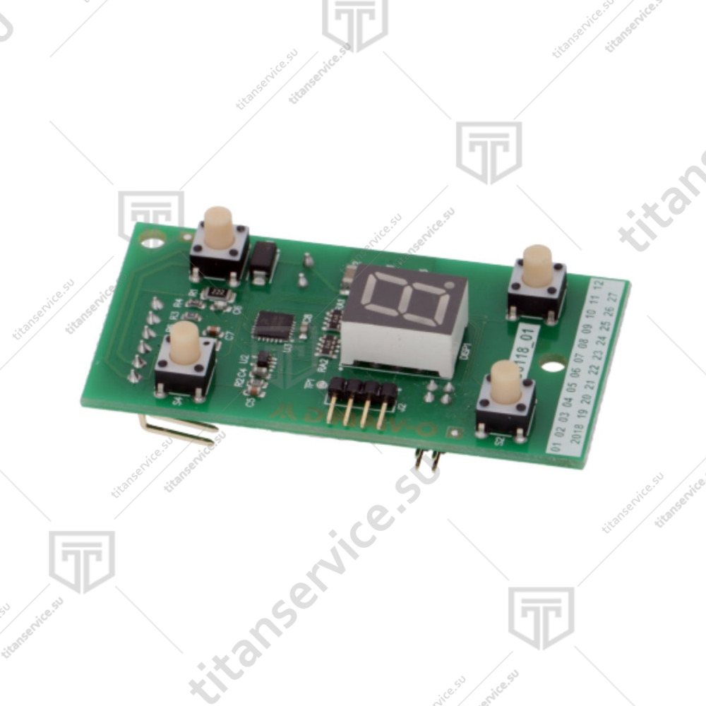 Плата управления 4 кнопки с дисплеем для миксера ручного Fama  Mixer 300 VV  F2754 - фото №2