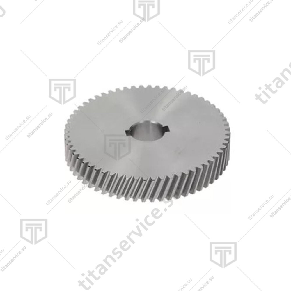 Шестерня большая с двумя шпонками для мясорубки Fama TI 32R FTI 138RUTE F0531 - фото №1