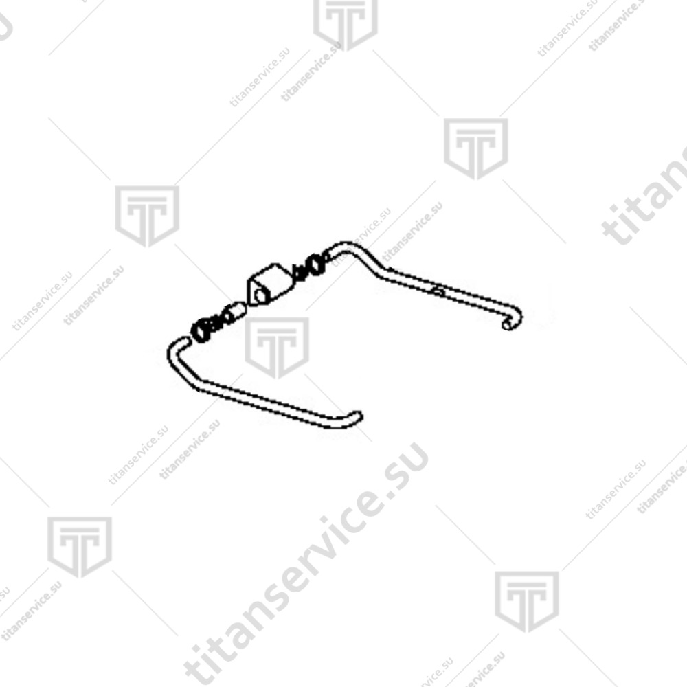 Трубка крышки правая для куттера Robot Coupe R60 119210S - фото №1