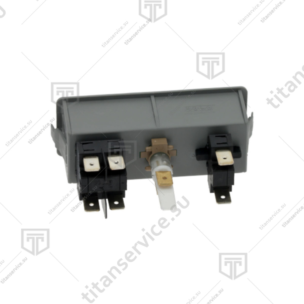 Переключатель с 2 кнопками и 1 лампой для посудомоечной машины Dihr G 600 15888 - фото №3