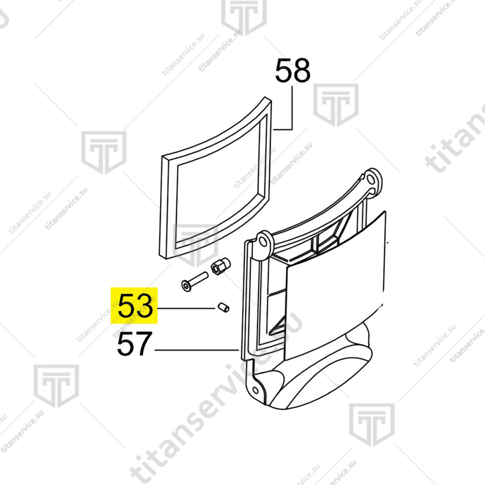 Шплинт цилиндрический 6x15мм для картофелечистки Fama FP F2705 - фото №2