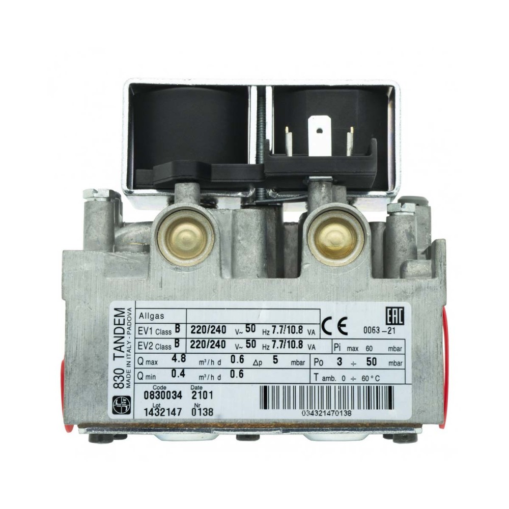 Электроклапан газовый тандем для конвекционной печи Unox XB 803 EL0015A0