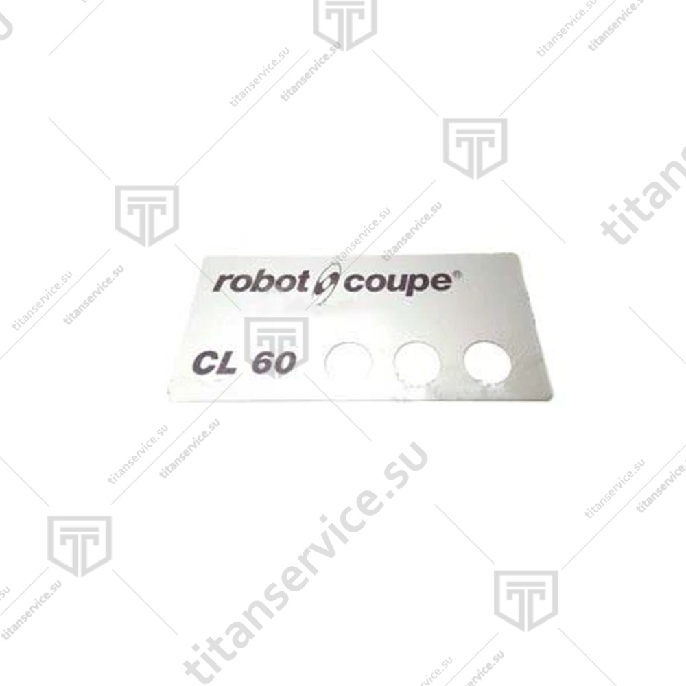 Панель передняя для овощерезки Robot Coupe CL60 D 407092 - фото №1