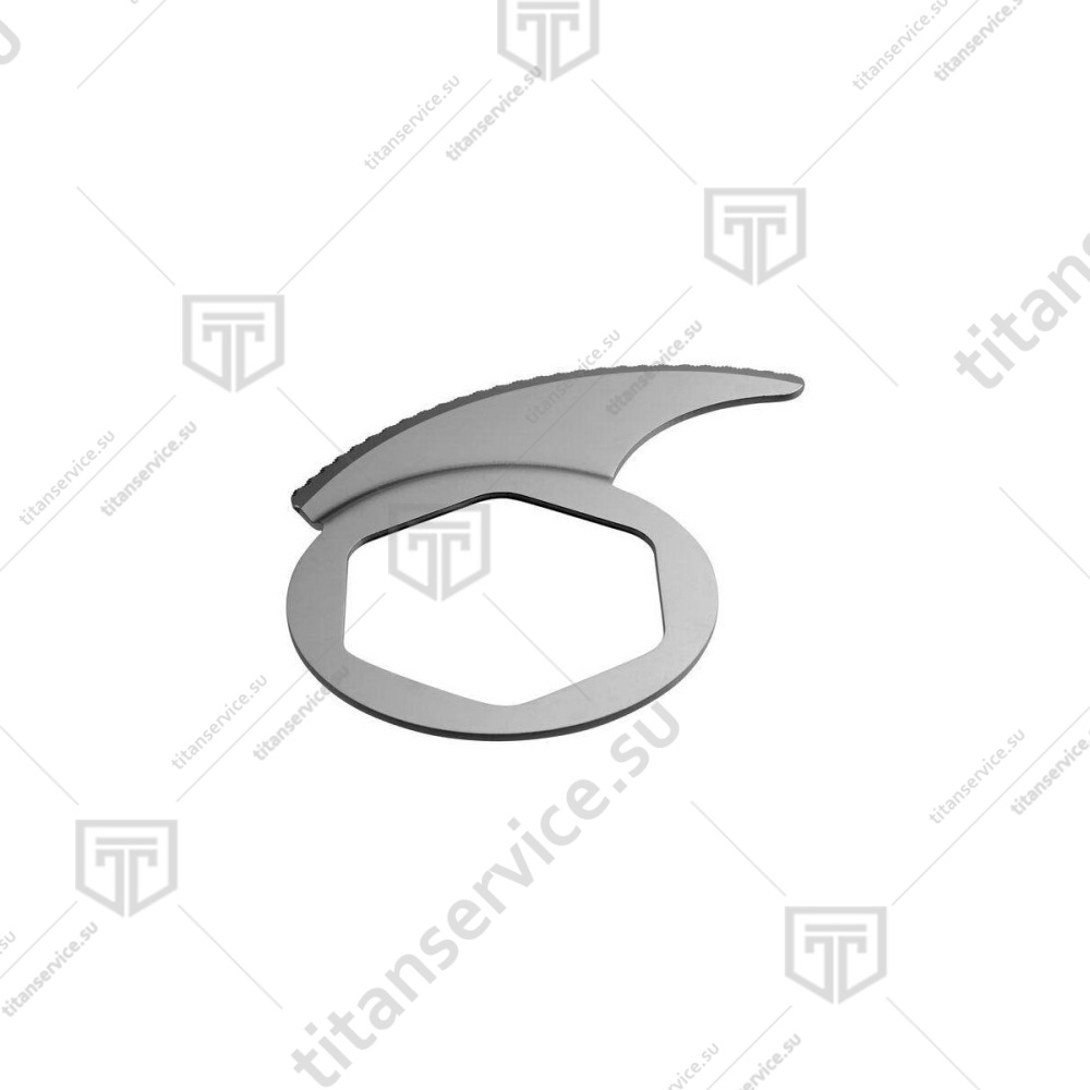 Лезвие ножа  с мелкими зубцами для куттера Robot Coupe R7 49166 - фото №2