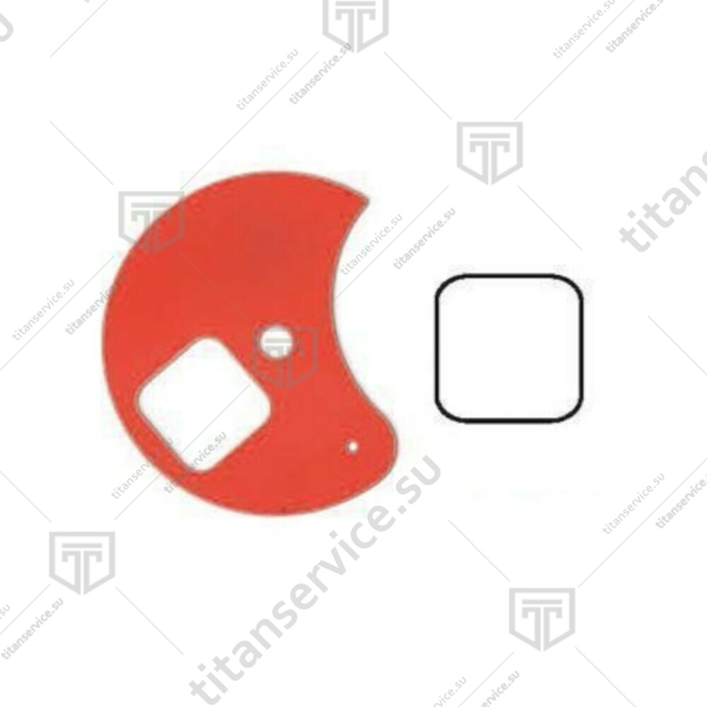 Форма насадки для гамбургеров мясорубки Sirman TC 22 LF2039282Q FORMAT M (квадрат, 100x100 мм) - фото №1