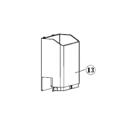 Кожух желоба для кофеварки Hurakan HKN-ME717 ME-717-10110