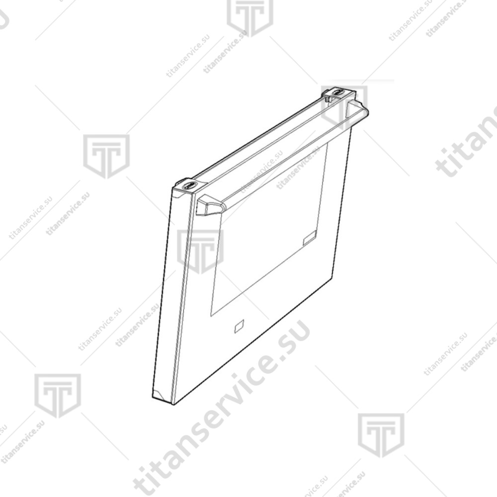 Дверь в сборе для пароконвектомата Unox Engerfood XVC 105 KDR1250A - фото №1
