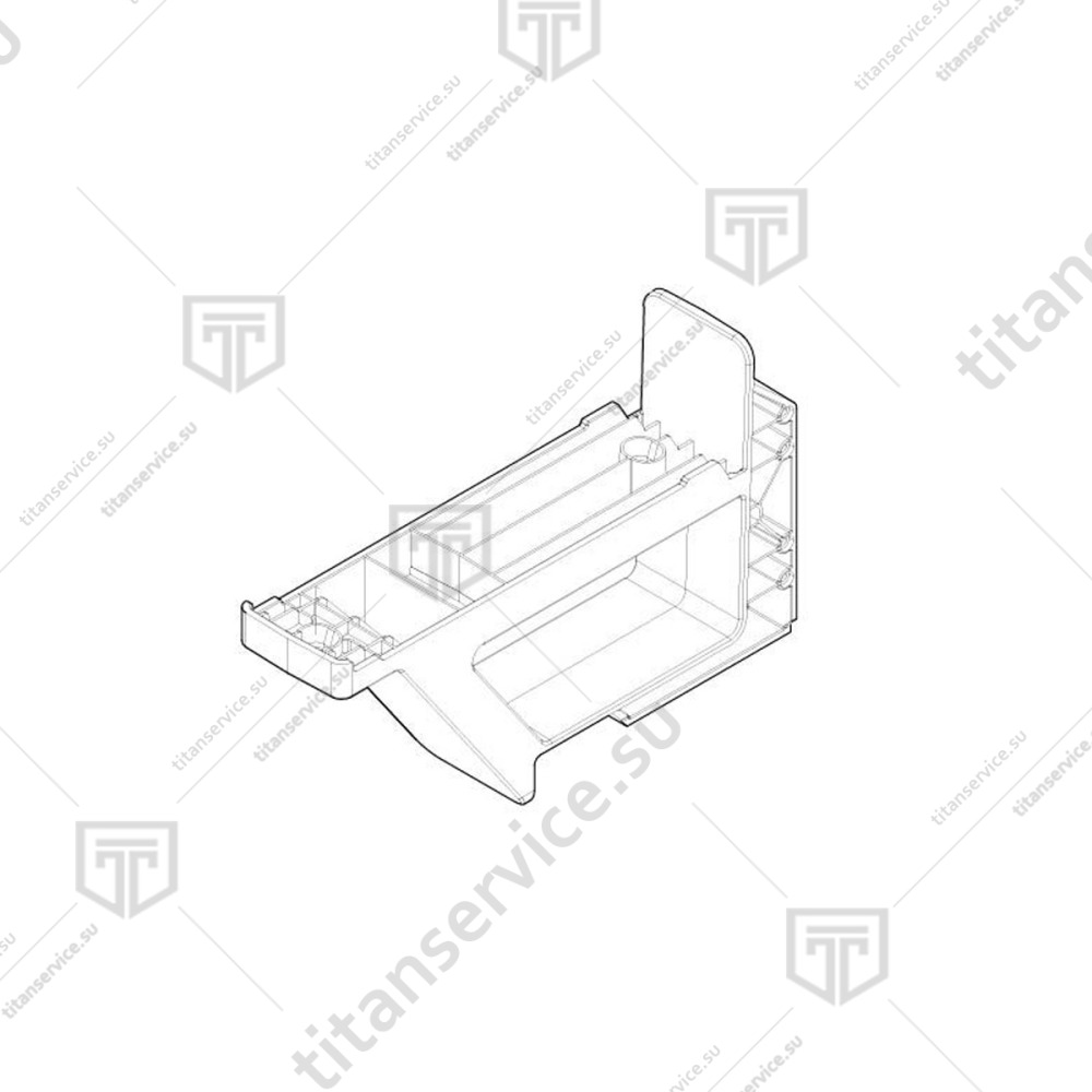 Крышка для передней части ножек кофемашины Sanremo D8 10075136 стандартная версия - фото №1