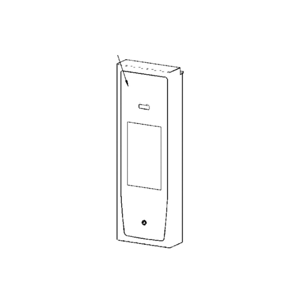 Панель передняя с накладкой RAT для пароконвектомата Rational SCC WE XS 6 2/3 87.01.387