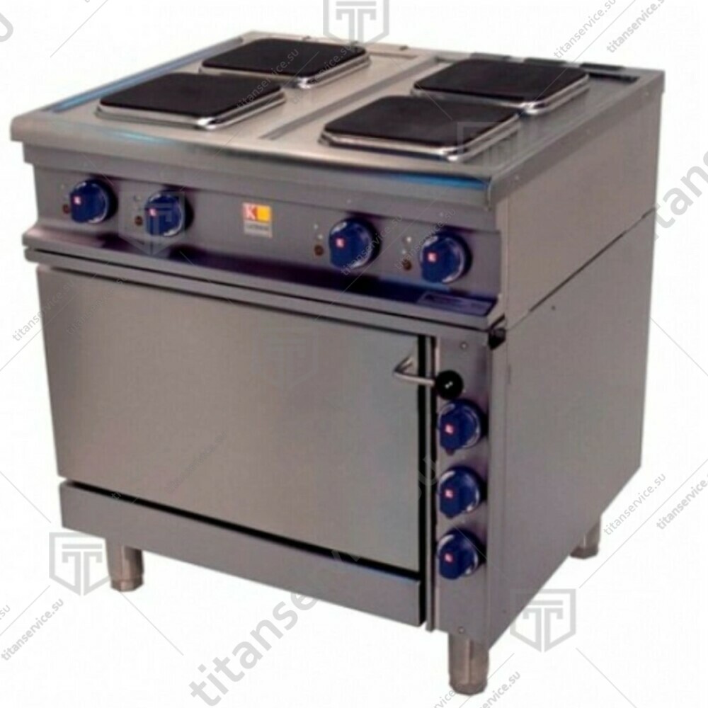 Плита 4 конфорочная 900 серии KOGAST ESK-T49/1-55884 - фото №1