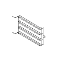 Направляющая боковая правая/левая для печи конвекционной Unox XF 043 GRL1105A0