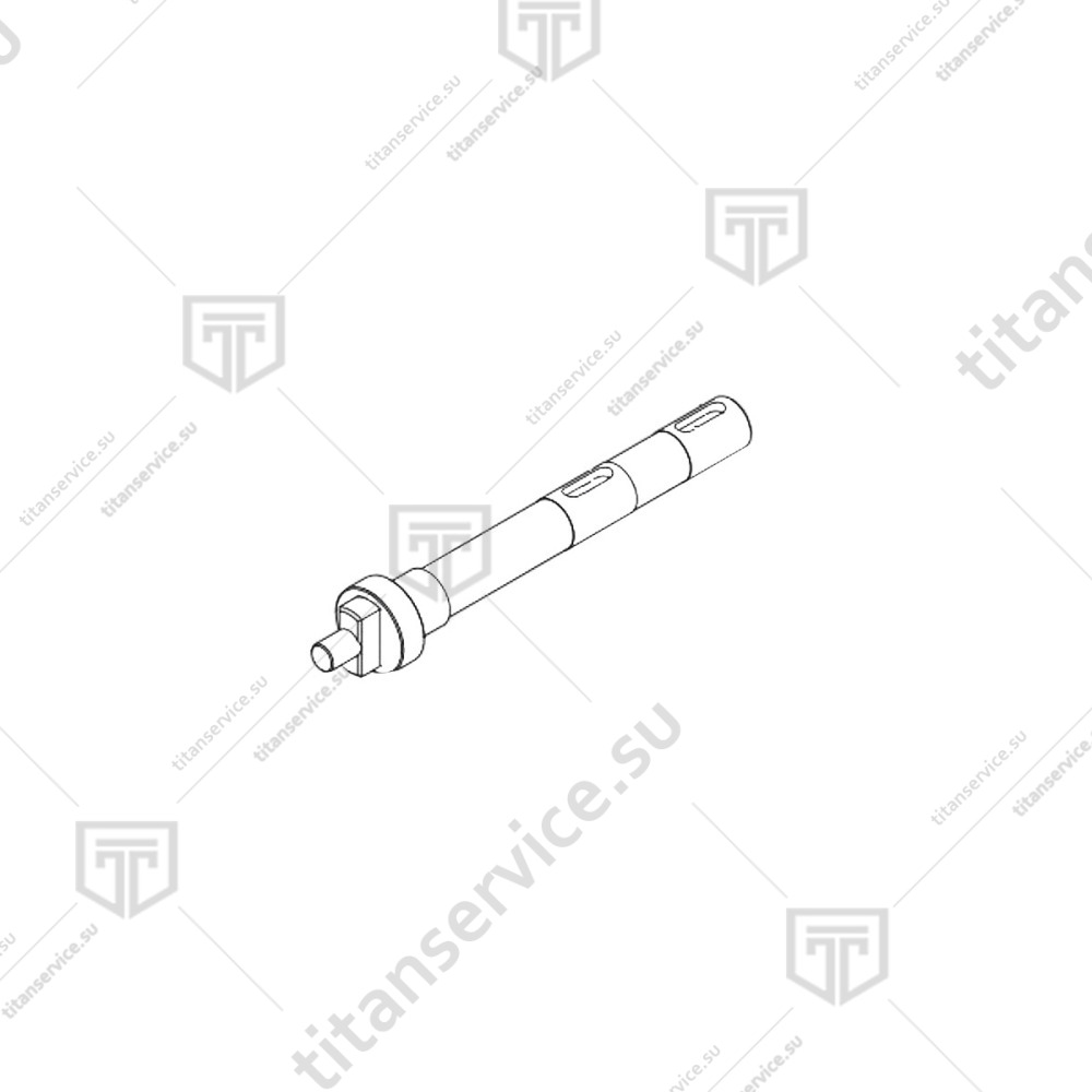Вал редуктора для мясорубки Sirman TC-12 DENVER 29530210 - фото №2