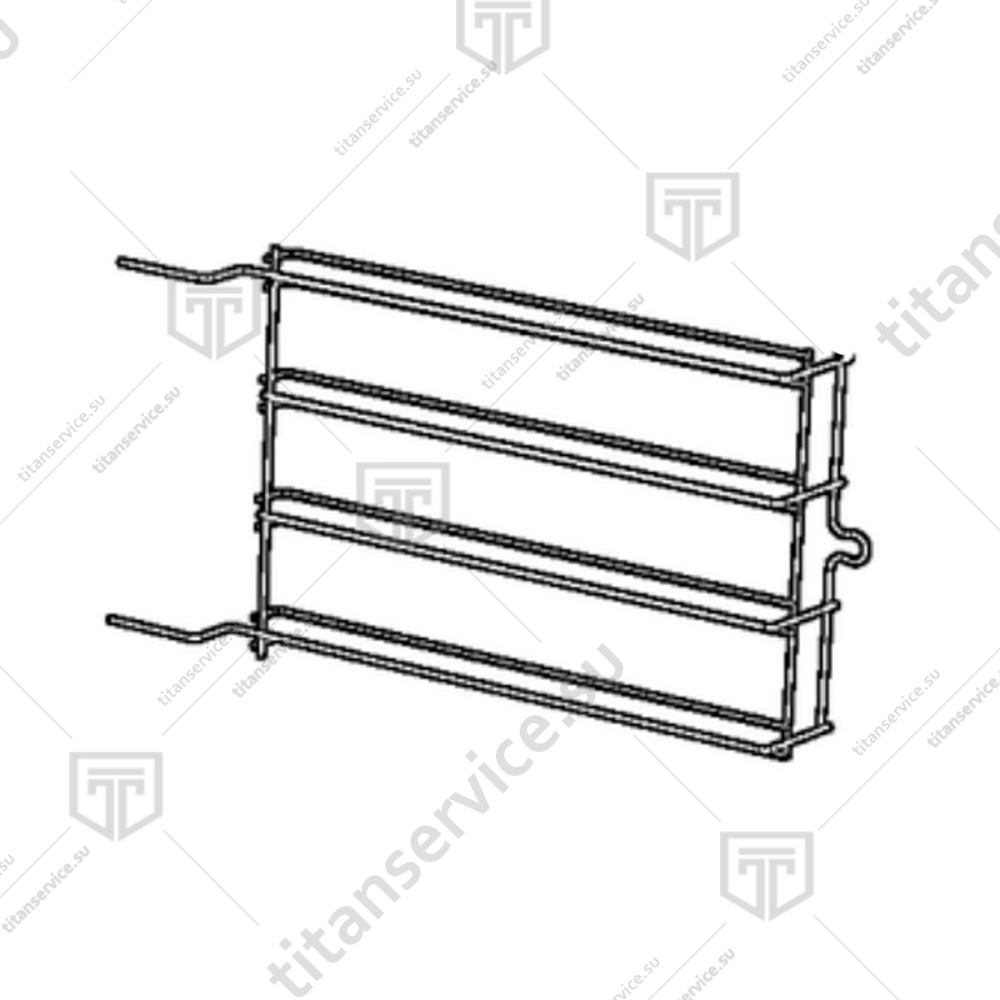 Направляющая правая для печи конвекционной Unox XFT 190-200 GR028 - фото №1
