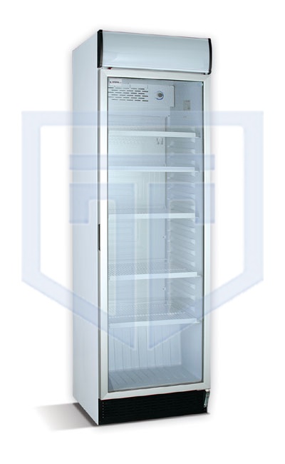 Шкаф-витрина холодильный Crystal CR 400 ECONOMY - фото №1