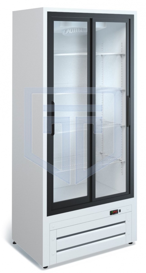 Шкаф-витрина холодильный Марихолодмаш Эльтон 0,7 У (купе) - фото №1