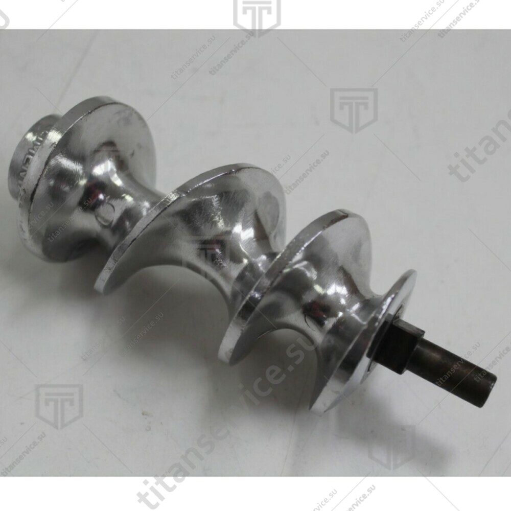 Шнек алюминиевый с валом для мясорубки SIRMAN TC12 MF2122PS - фото №1