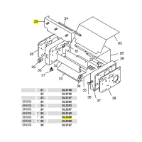 Крышка пластиковая для тестораскатки Fimar SI/320 SL2300