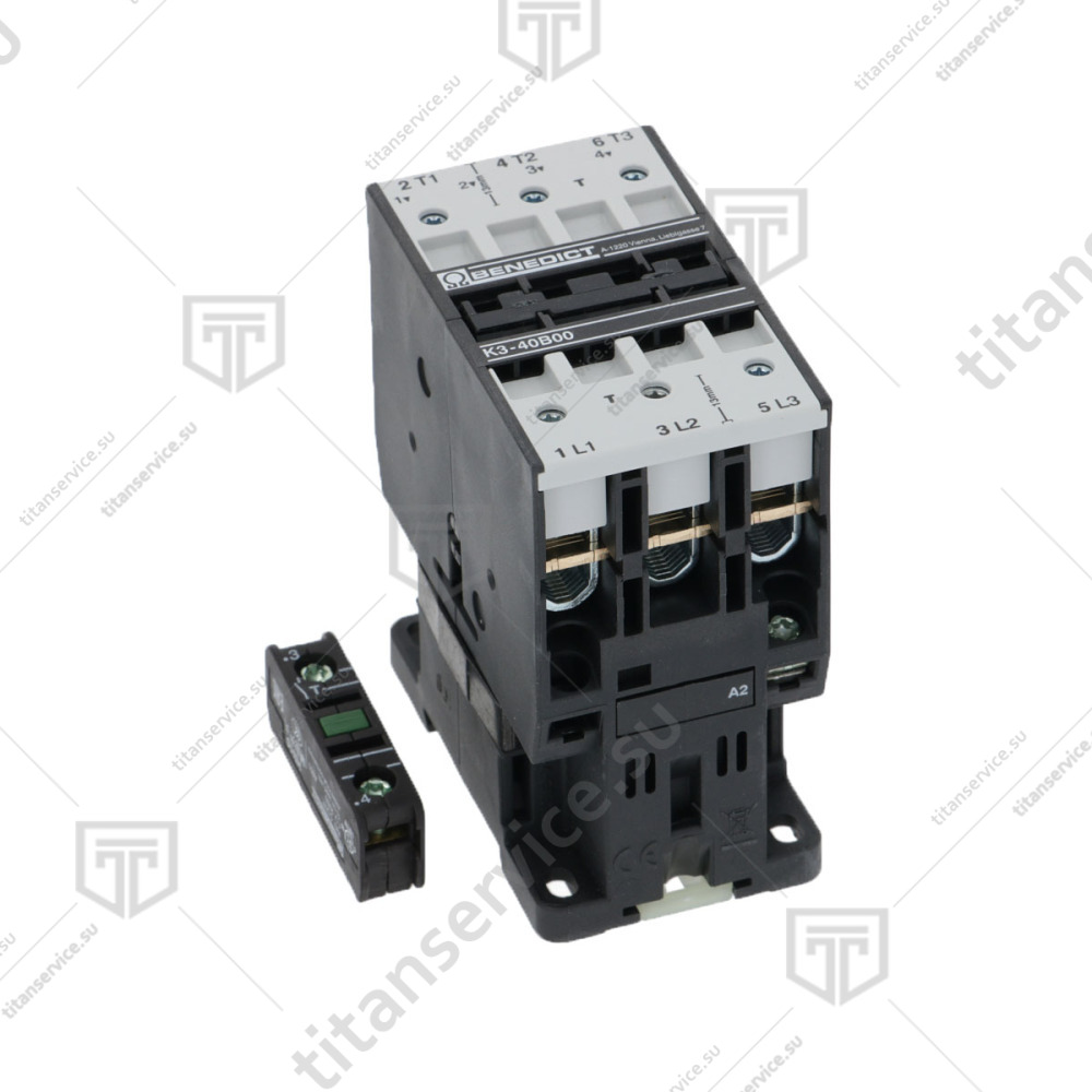 Контактор B&J K3-40B00 EUR 190 для пароконвектомата Rational SCC 102E/201E 40.03.686 - фото №2