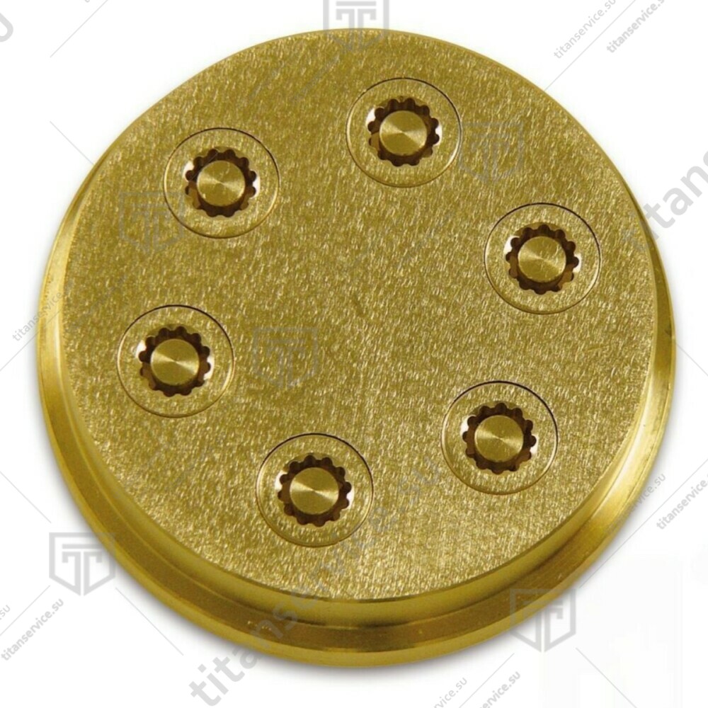 Форма №77 маккерони 8 мм для аппарата приготовления пасты SIRMAN SINFONIA 2 - фото №1