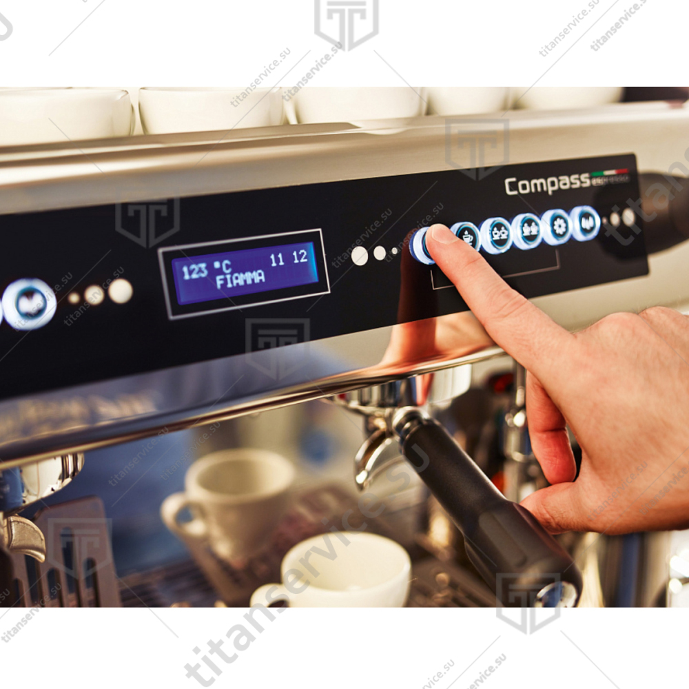 Кофемашина FIAMMA Atlantic II CV TI TALL CUPS - фото №3