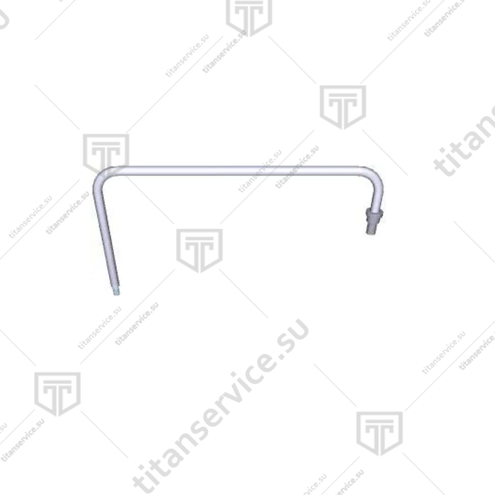 Труба водопровода левая внешняя с фитингом для пароконвектомата Unox XEBC-04 TB1379C0 - фото №1