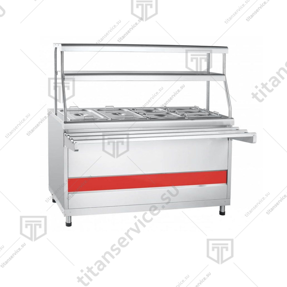 Мармит вторых блюд паровой с подогреваемыми полками Abat Аста ЭМК-70КМ-01 21000802501 - фото №1