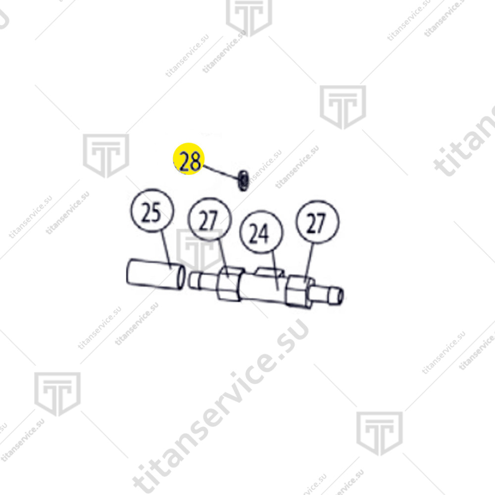 Уплотнение датчика уровня накипи для пароконвектомата Rational SCC 61E G3/8 44.00.593/50.00.933 - фото №1