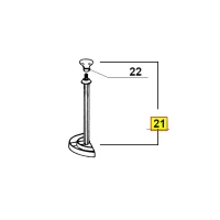 Штифт направляющей толкателя овощерезки Robot Coupe CL20/R301 Ultra