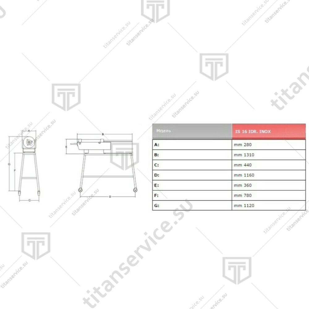 Шприц колбасный SIRMAN IS16 IDR. INOX 1Ф - фото №4