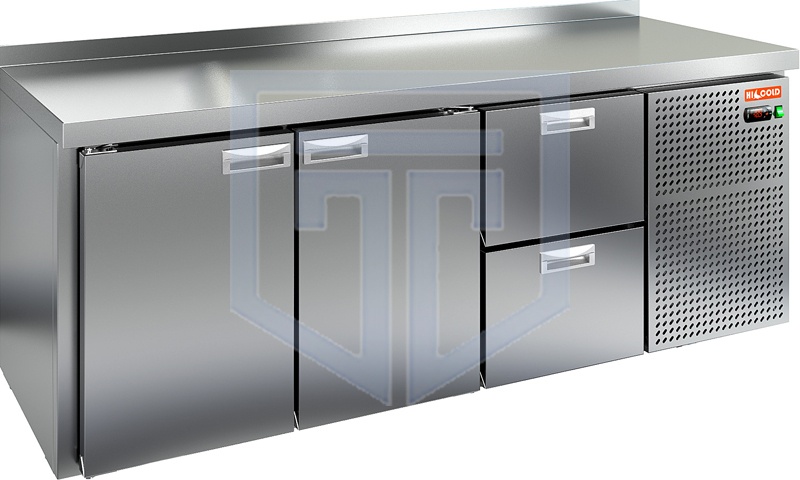 Морозильный стол HICOLD GN 112 BR2 BT - фото №1