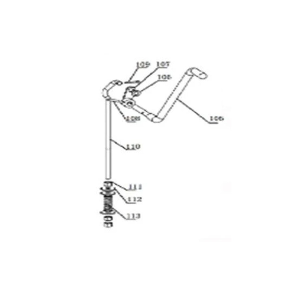 Механизм подъема дежи для миксера планетарного Hurakan HKN-IP30F2